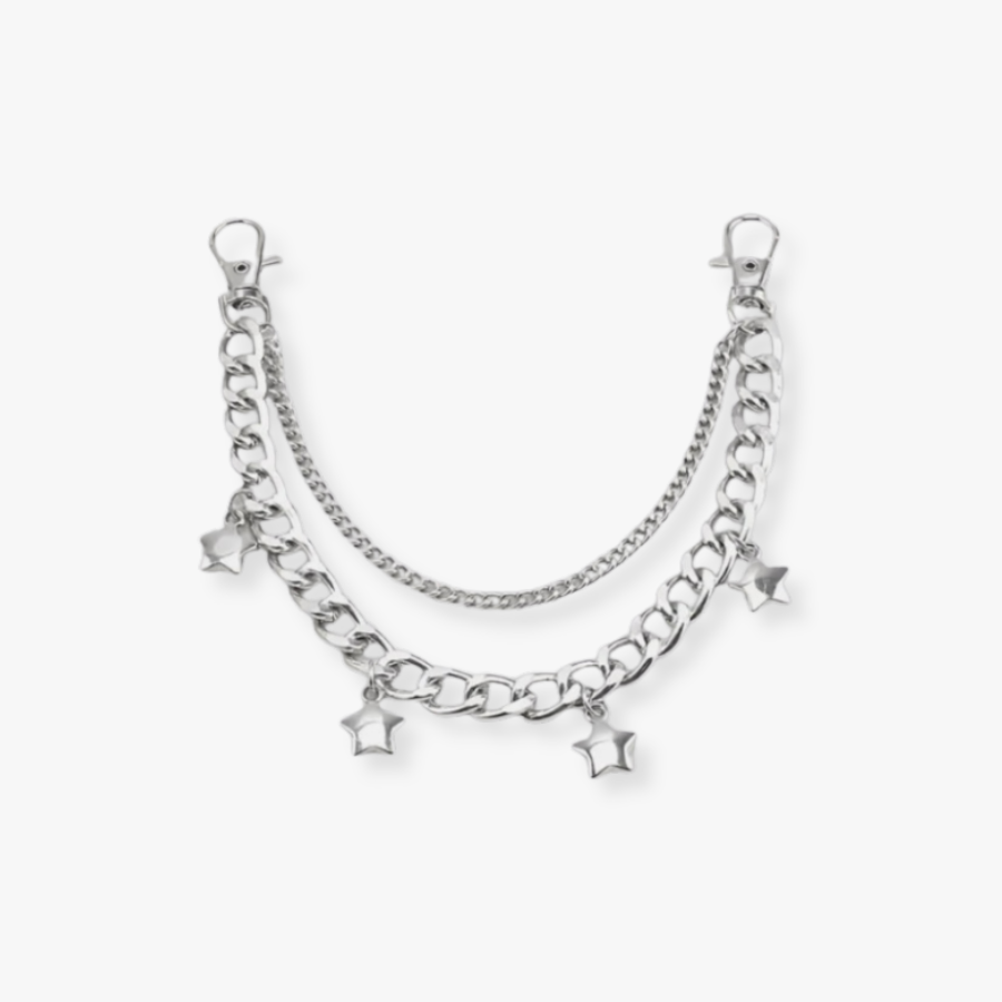 Charm chaîne étoilée