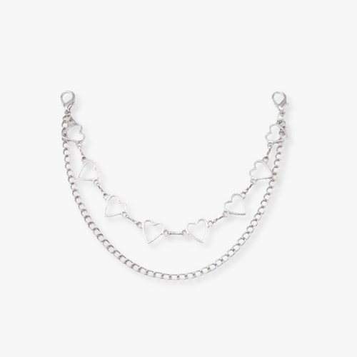 Charm chaîne de cœurs